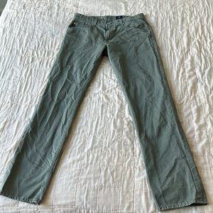 AG CHINOS . The graduate. Greenish/grey color. 34R